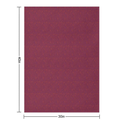 Floral Artwork Throw Blanket