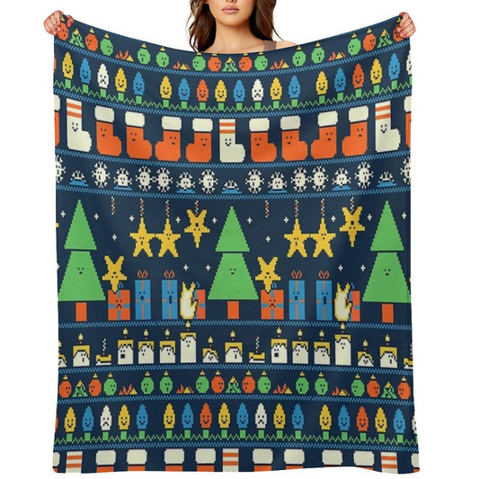 Merry Christmess Throw Blanket
