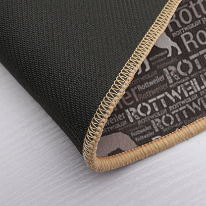 Rottweiler  - Metzgerhund Pattern Bath Mat
