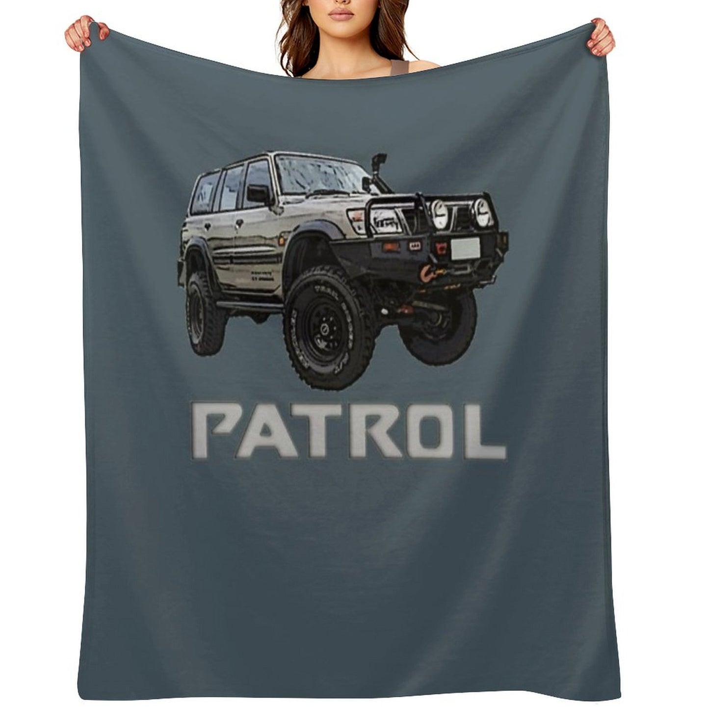 Nissan Patrol GU Throw Blanket