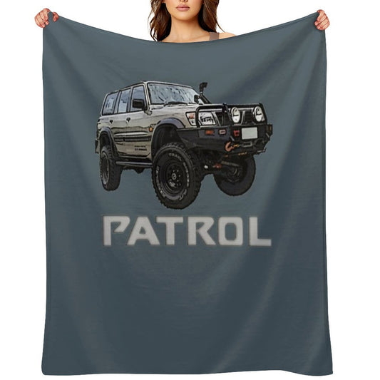 Nissan Patrol GU Throw Blanket