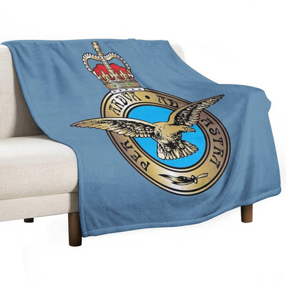 Royal Air Force Badge Throw Blanket