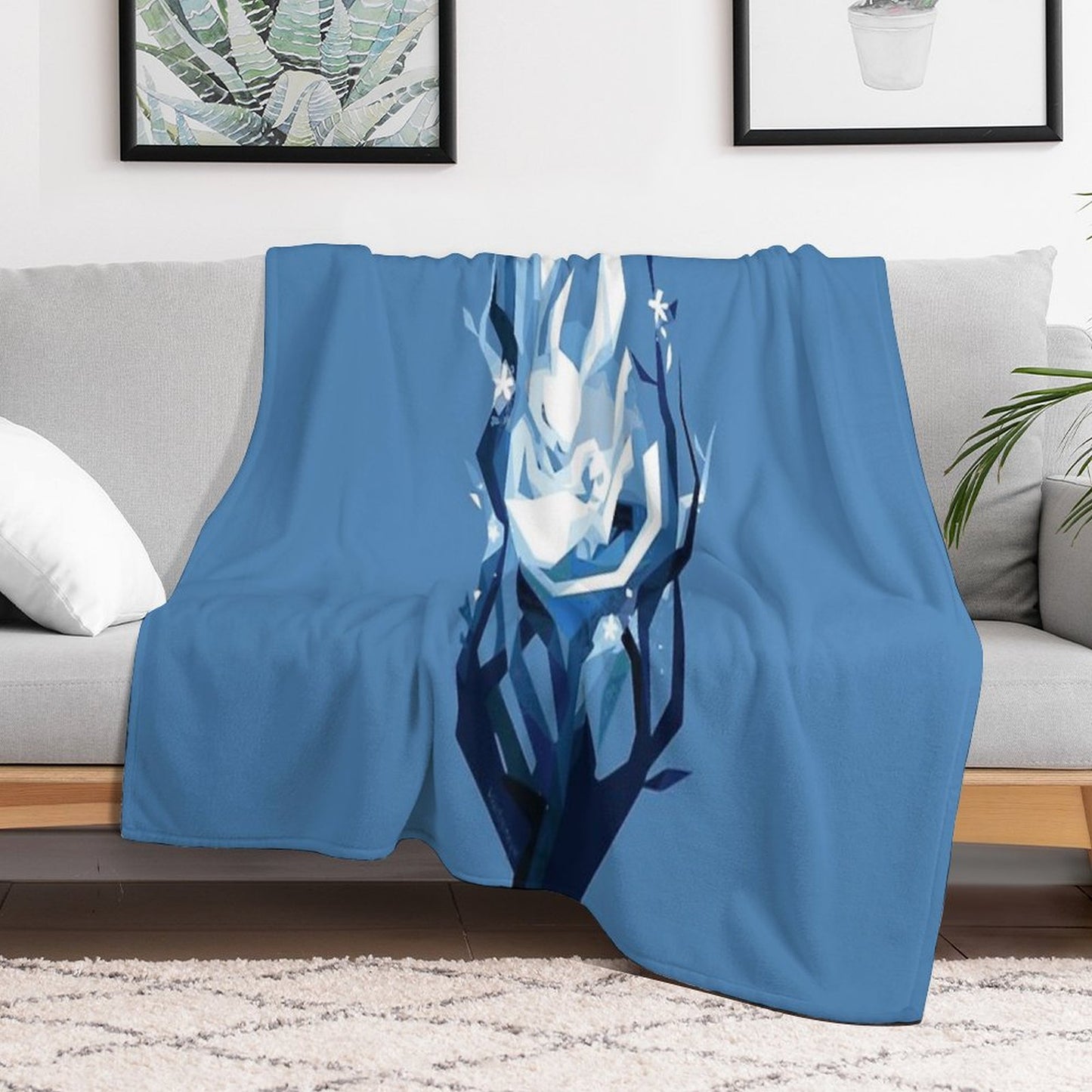 Ori Sleeping - Ori And The Will of Wisps - In The Blind Forest Throw Blanket