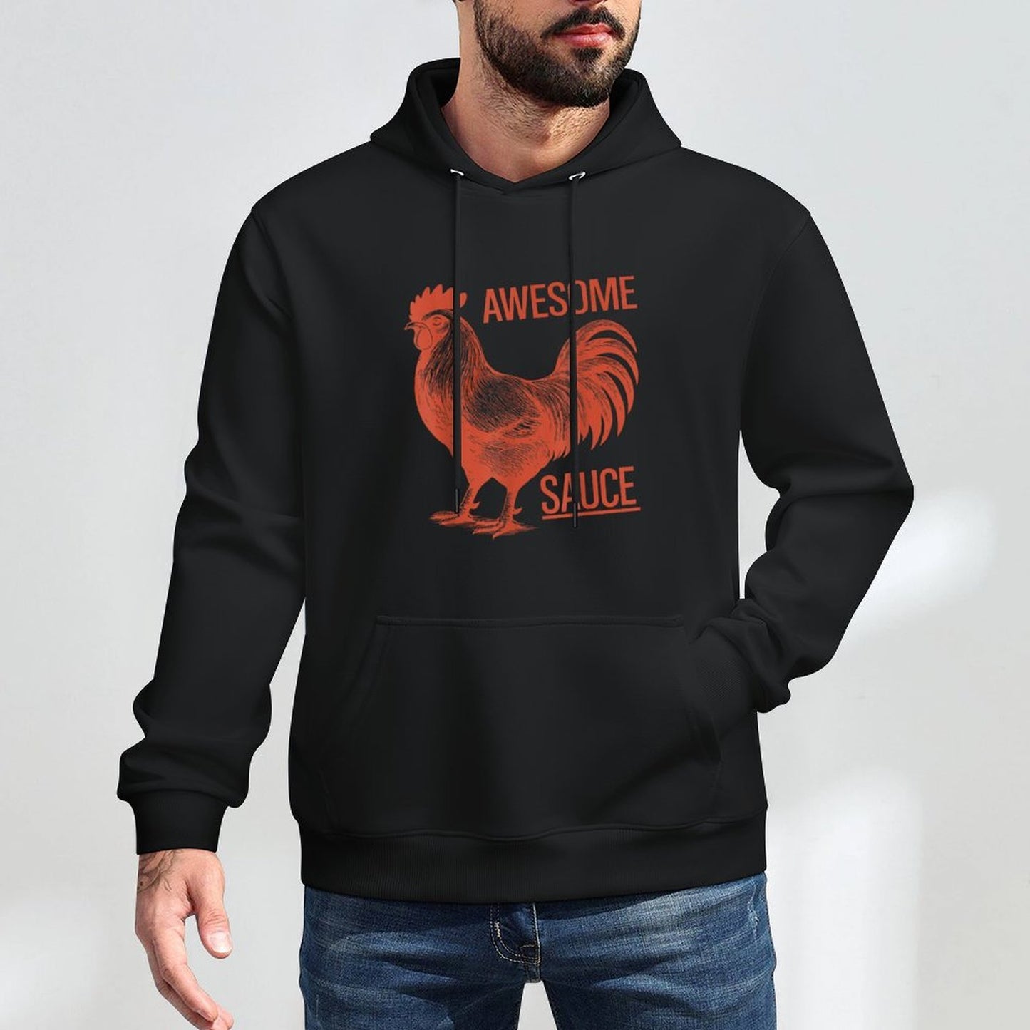 Awesome Sauce Rooster Shrink-Resistant Hoodie