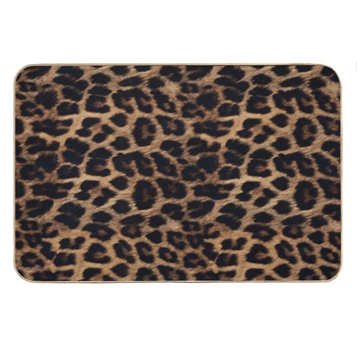 Leopard Print Bath Mat