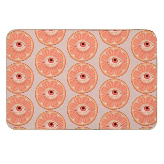 Seeing Orange  Versatile Bath Mat
