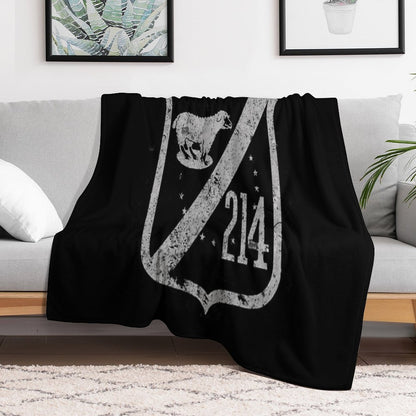 VMF-214 Black Sheep Squadron WWII Vintage Design Throw Blanket