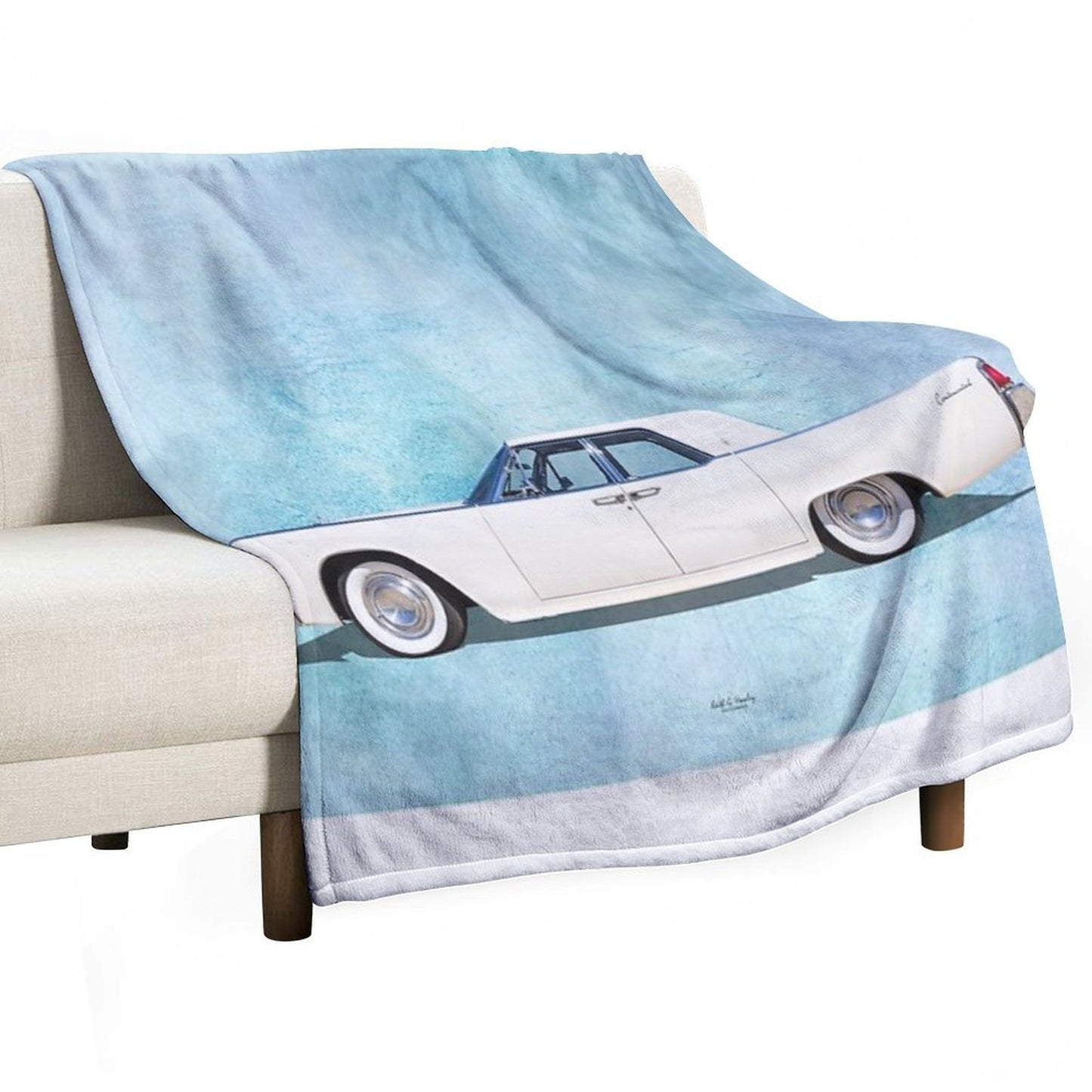 Lincoln Continental Throw Blanket