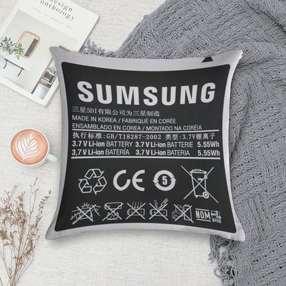 Forbidden Pillow Soft Reinforced Edging Throw Pillow