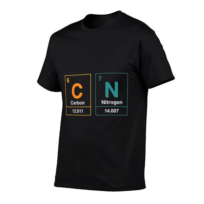 67 Meme Funny Teacher Science Periodic Table Retro Vintage  Ribbed Collar T-Shirt
