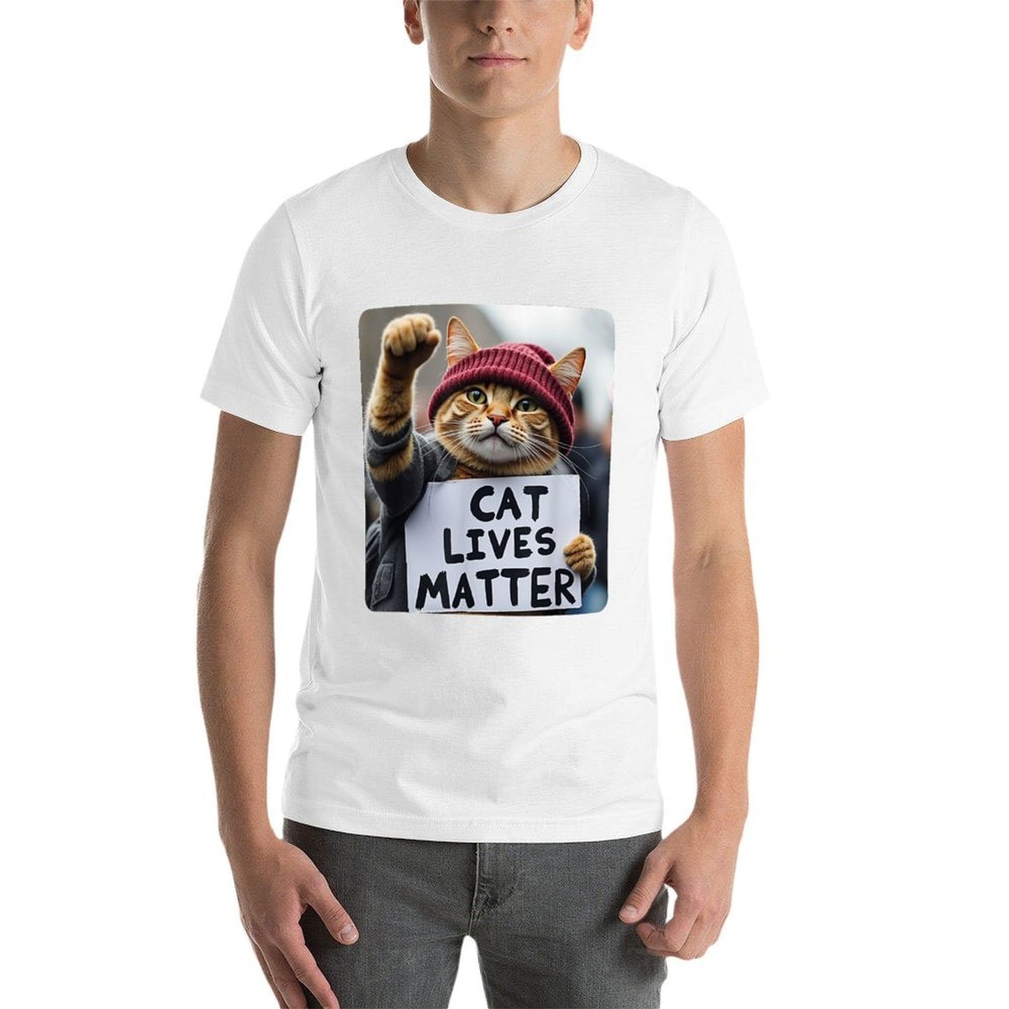 Donald Trump 2024 Cats, Cat Lives Matter Trump  Lightweight T-Shirt
