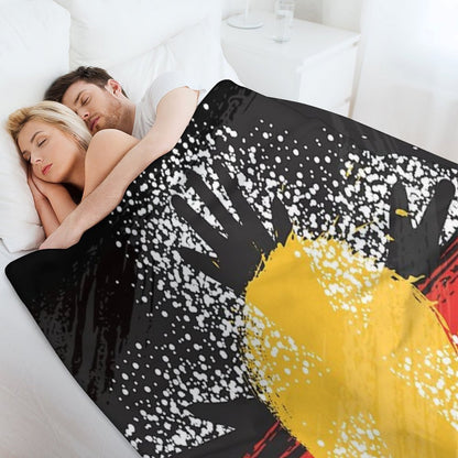 Awesome Aboriginal Art Throw Blanket