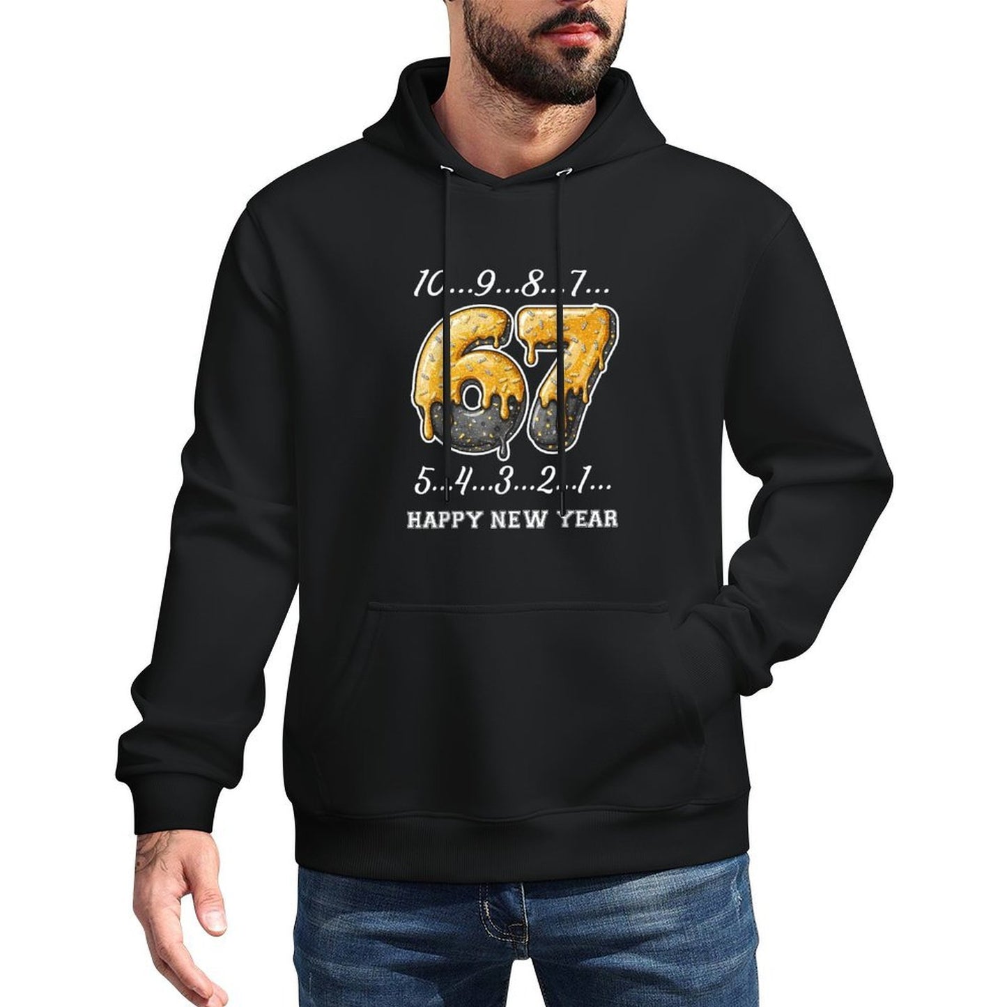 67 Happy New Year Six Seven Funny Countdown 2026 Brainrot Colorfast Hoodie