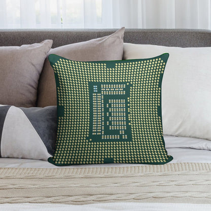 Intel Core CPU Processor Bottom Soft Warmth Comfort Throw Pillow