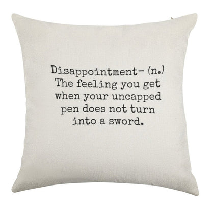Percy Jackson Disappointment Linen Throw Pillow Cover