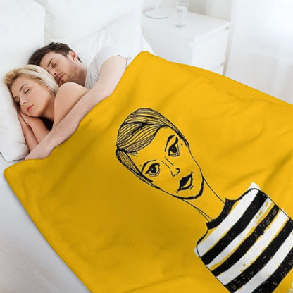 Jean Seberg Throw Blanket