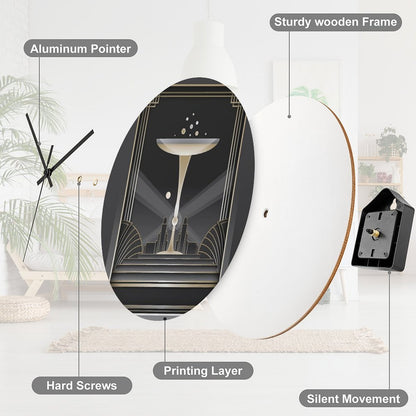 Art Deco Design VI Wall Clock