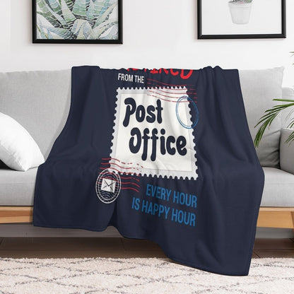 Retired Postal Worker Throw Blanket