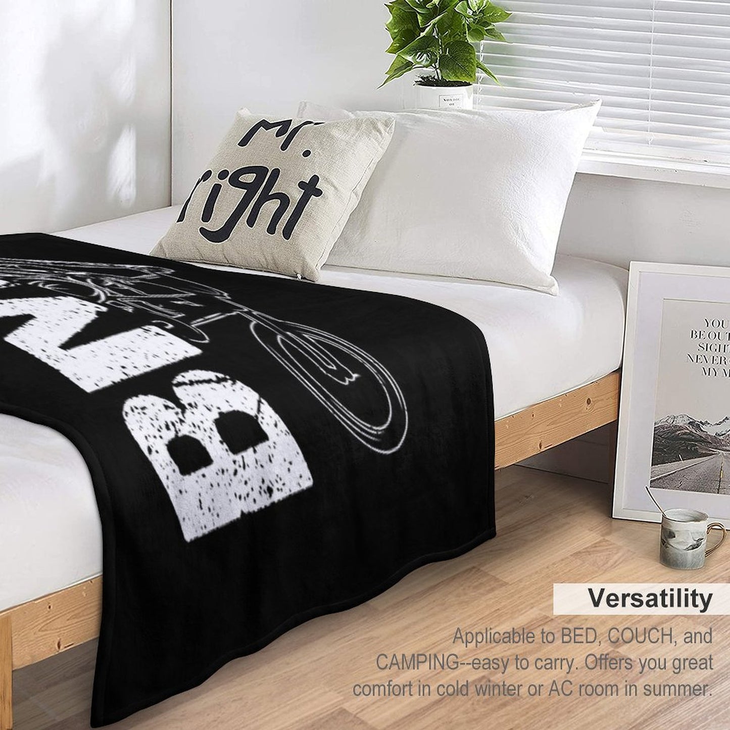 BMX Bike Hobby Sport BMX Gift Idea Throw Blanket