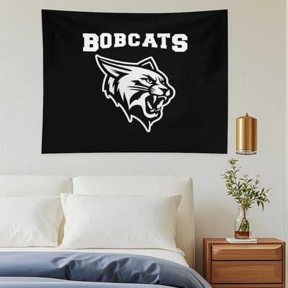Bobcats Sports with Mascot Tapestry