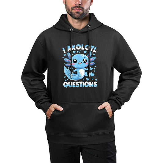 I Axolotl Questions Kids Axolotl Christmas Colorfast Hoodie