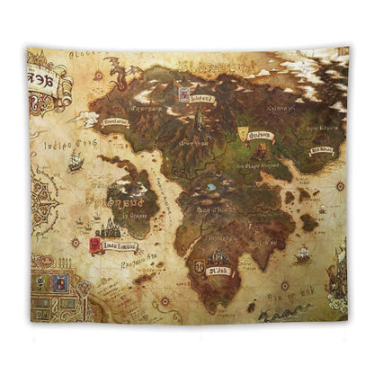 Eorzea FFXIV Map Tapestry