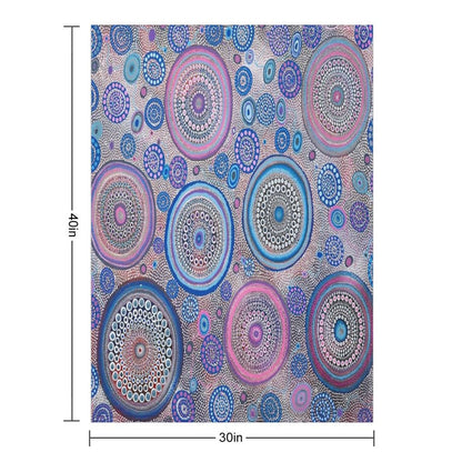 Seven Sister's Dreaming Throw Blanket