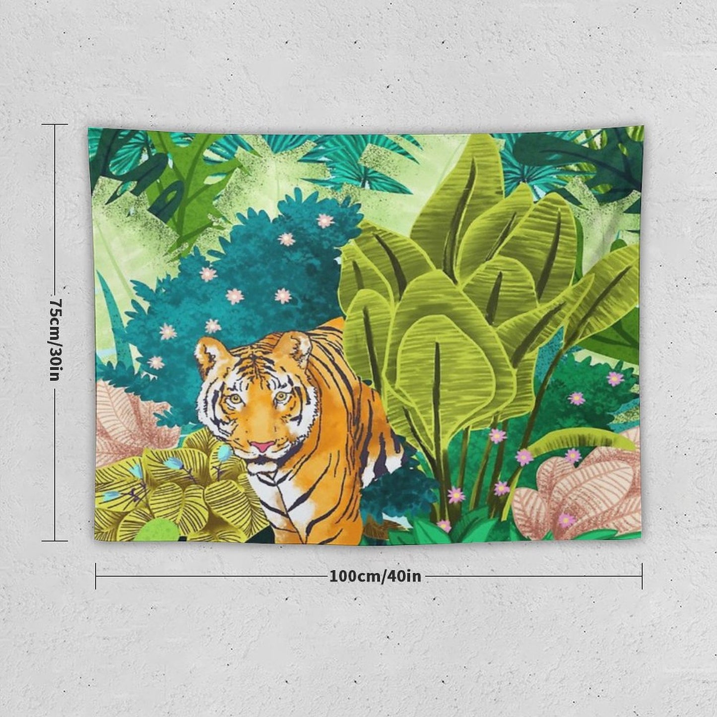 Jungle Tiger Tapestry