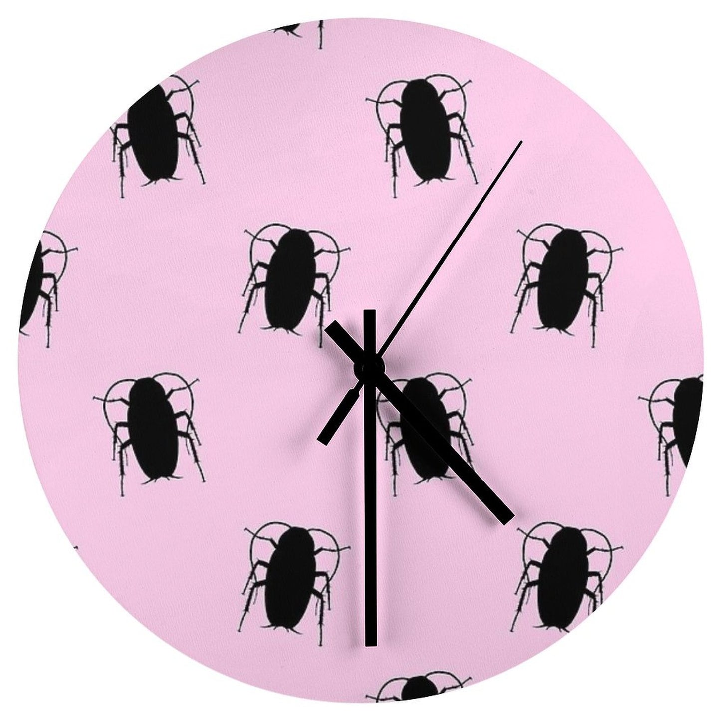 Hairspray Cockroach, John Waters Inspired, Pink Wall Clock