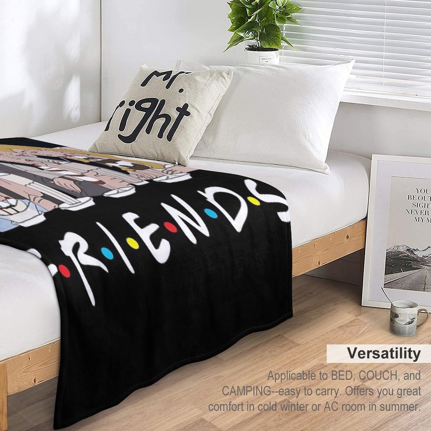 Friends Milkshake Throw Blanket