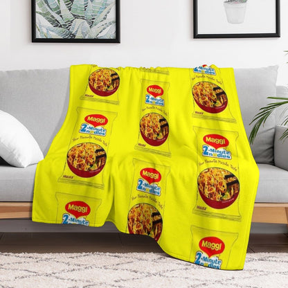 Maggi Noodles Throw Blanket