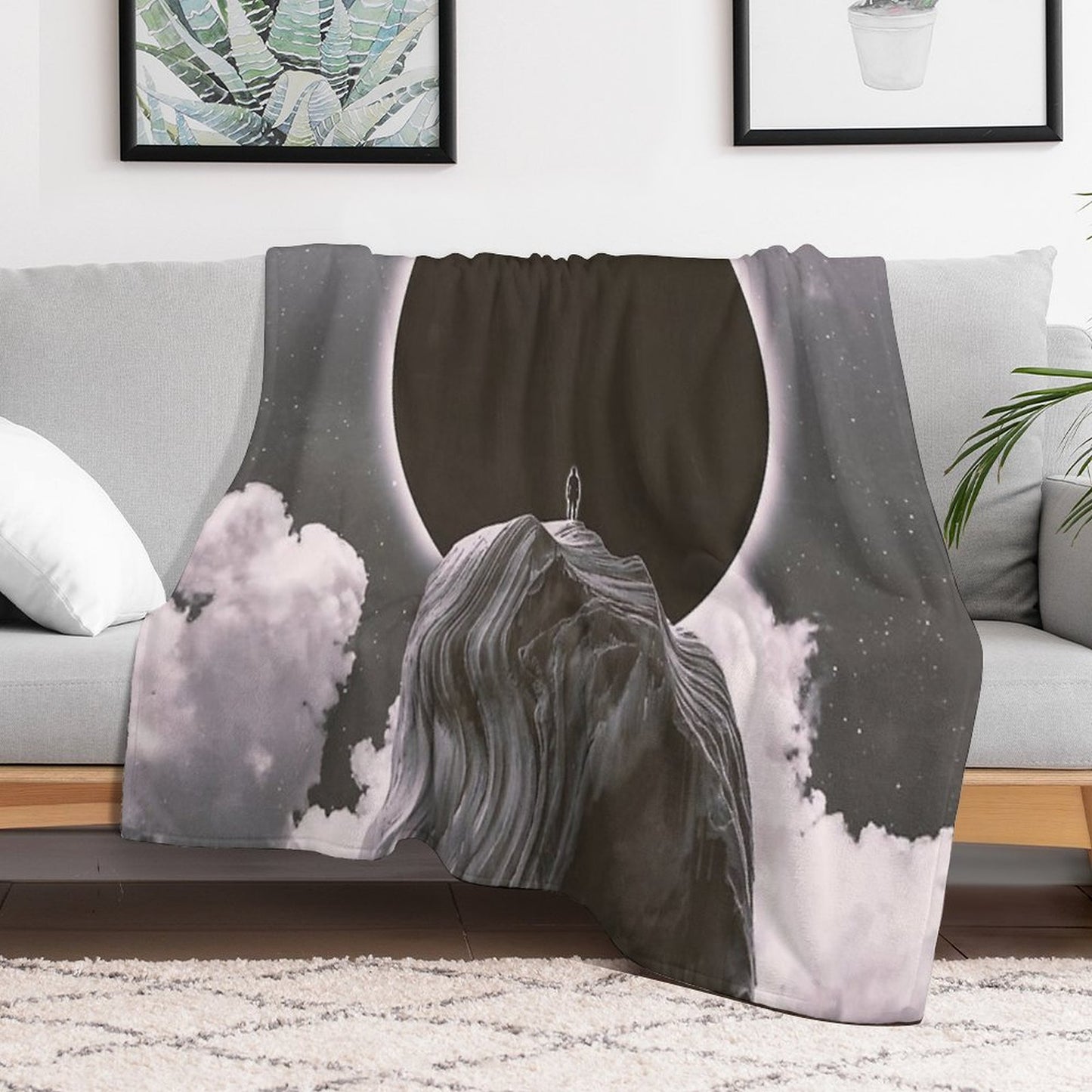 Now More Than Ever BW Throw Blanket