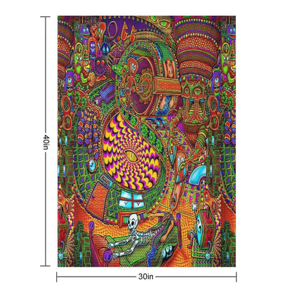 Carnival of The Abyss Throw Blanket