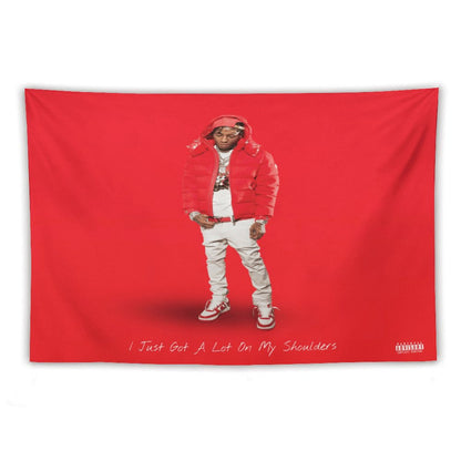 I Just Got A Lot On My Shoulders Tapestry