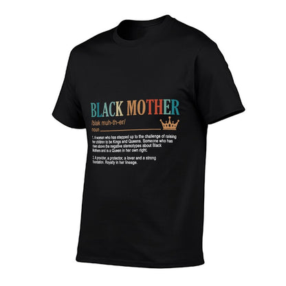 Black Mother Definition African American Mom Mother&#39;s Day T-Shirt