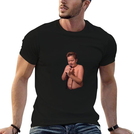 Gibby Singing - ICarly  Rolled Sleeves T-Shirt