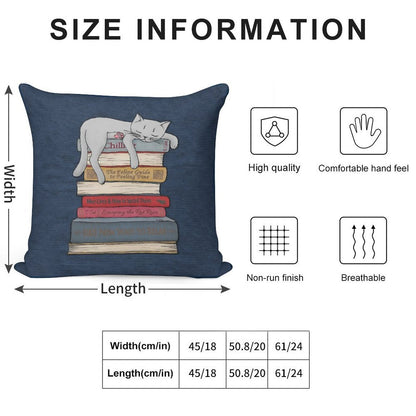 How to Chill Like A Cat Soft Multiple Sizes Throw Pillow