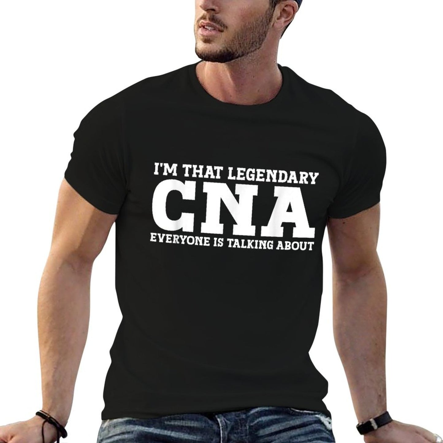 CNA Job Title Employee Funny Worker Profession CNA T-Shirt