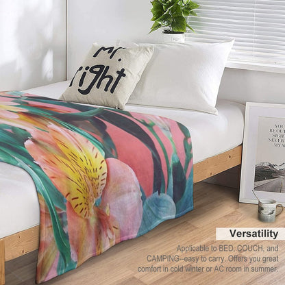 Spring Bouquet Throw Blanket