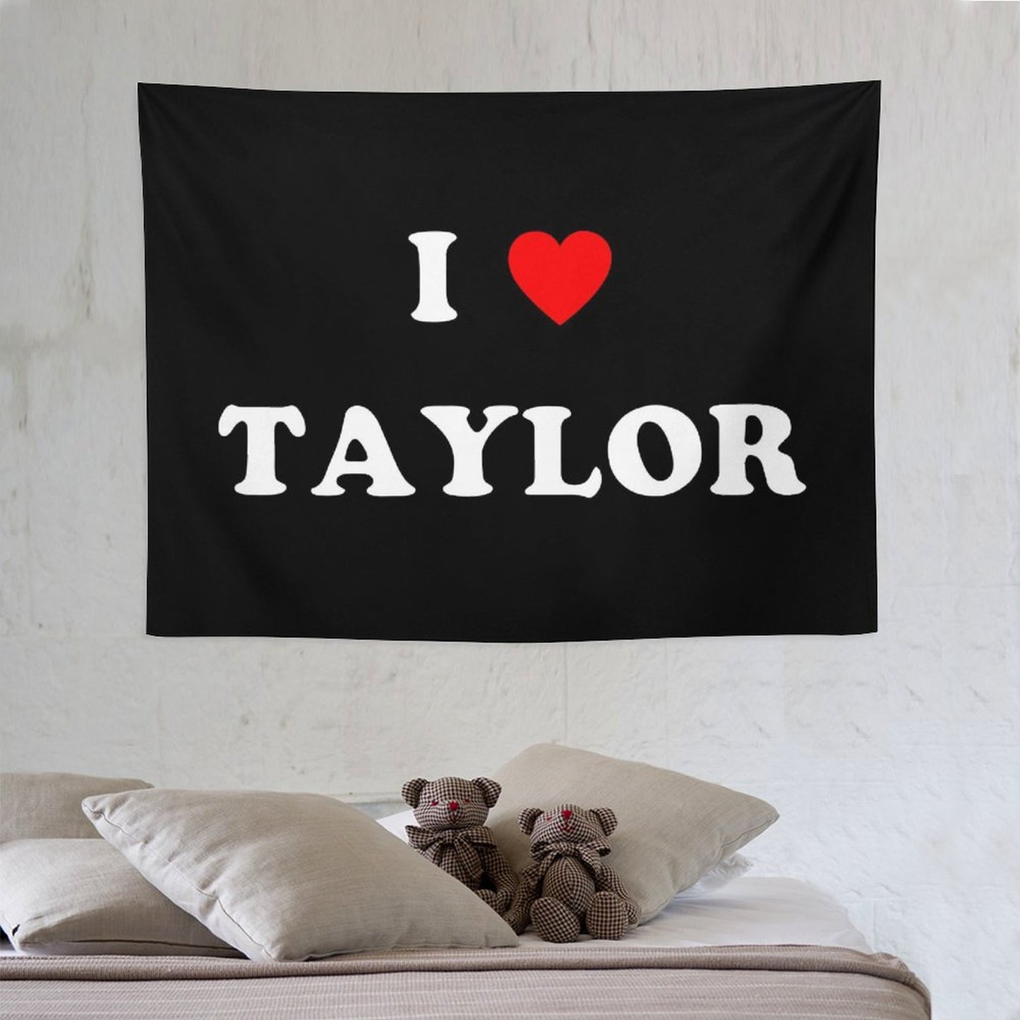 I Love Heart Taylor Swift Tapestry