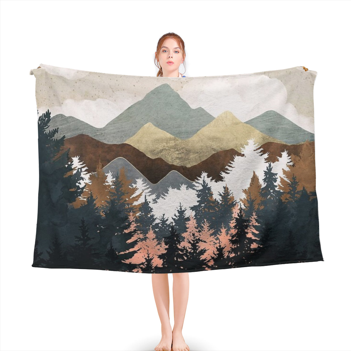 Forest View Throw Blanket