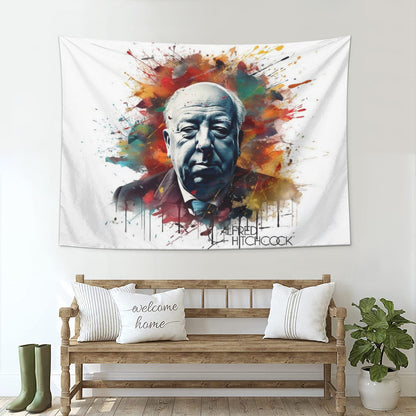 Alfred Hitchcock Multicolored Tapestry