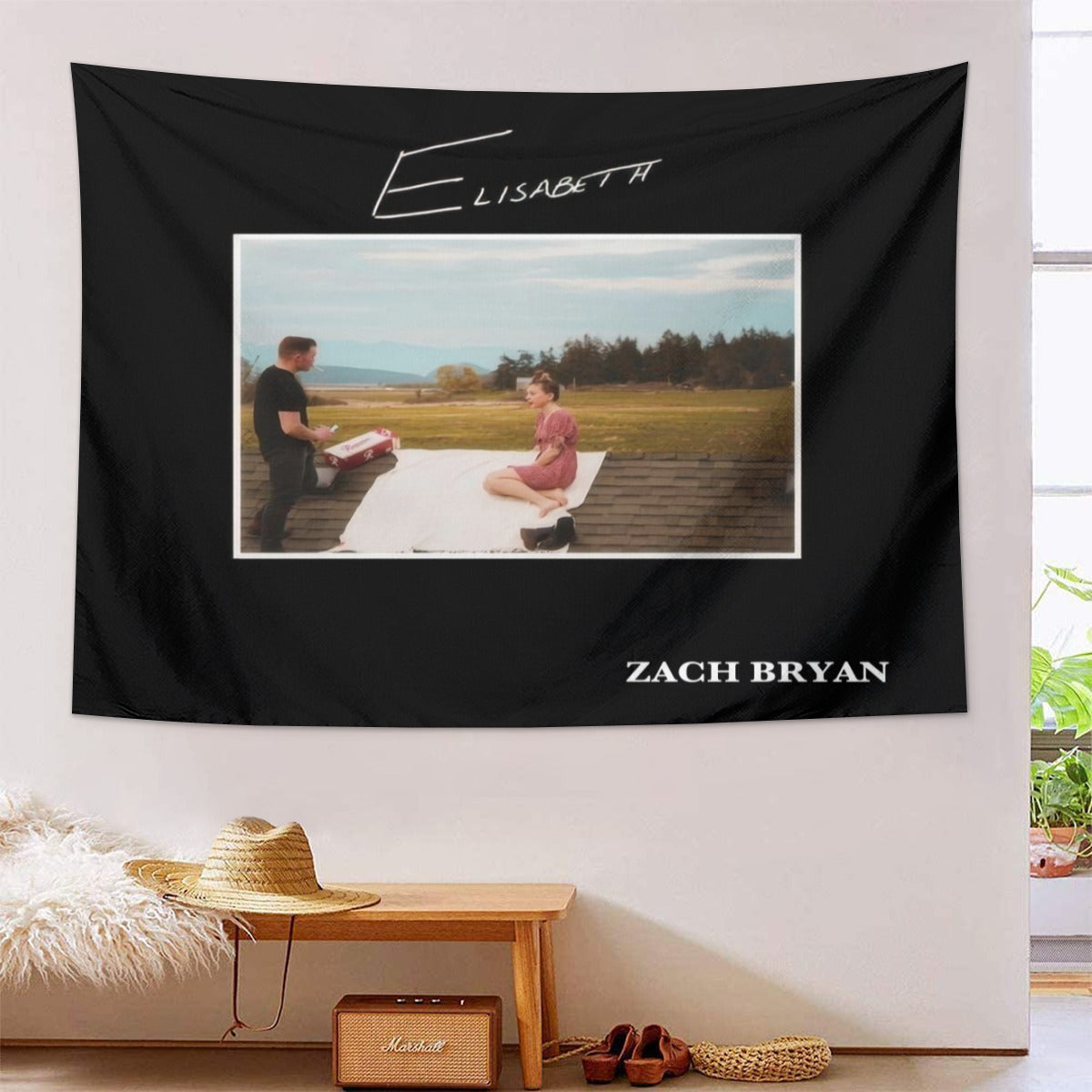 Zach Bryan - Elisabeth Album Tapestry