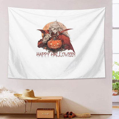 Castlevania Alucard Happy Halloween Tapestry