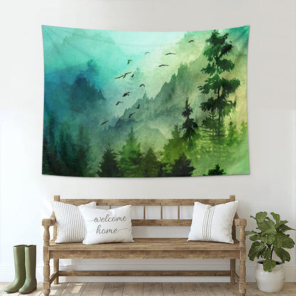 Mountain Morning Tapestry