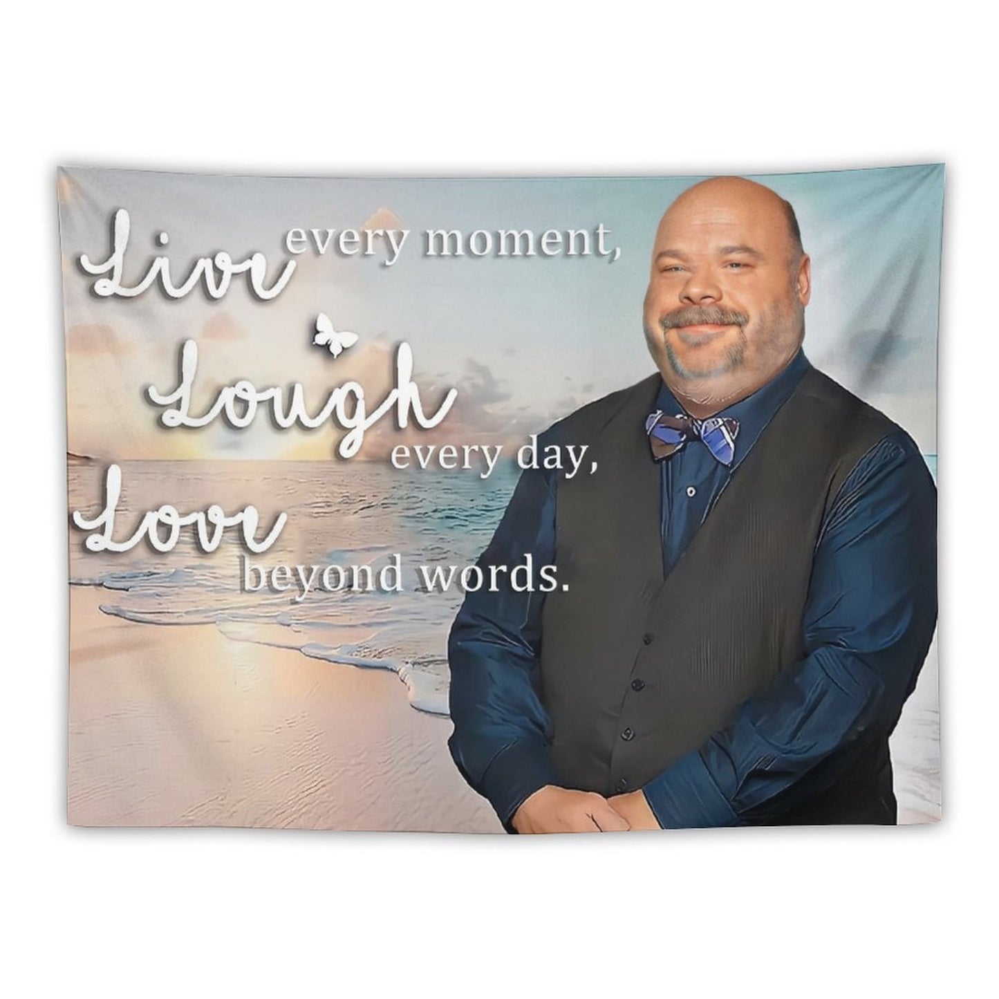 Live, Laugh, Love Bertram Tapestry