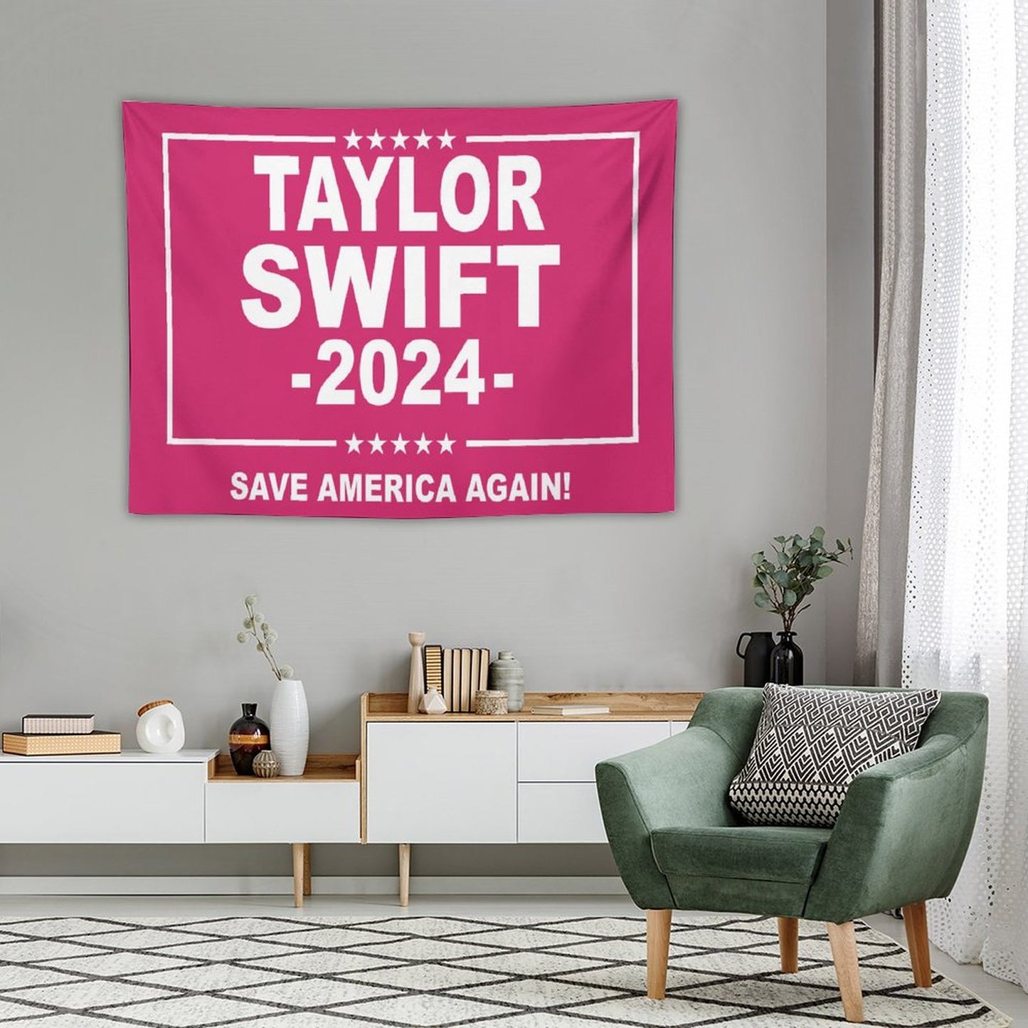 Taylor Swift 2024 Save America Again Tapestry