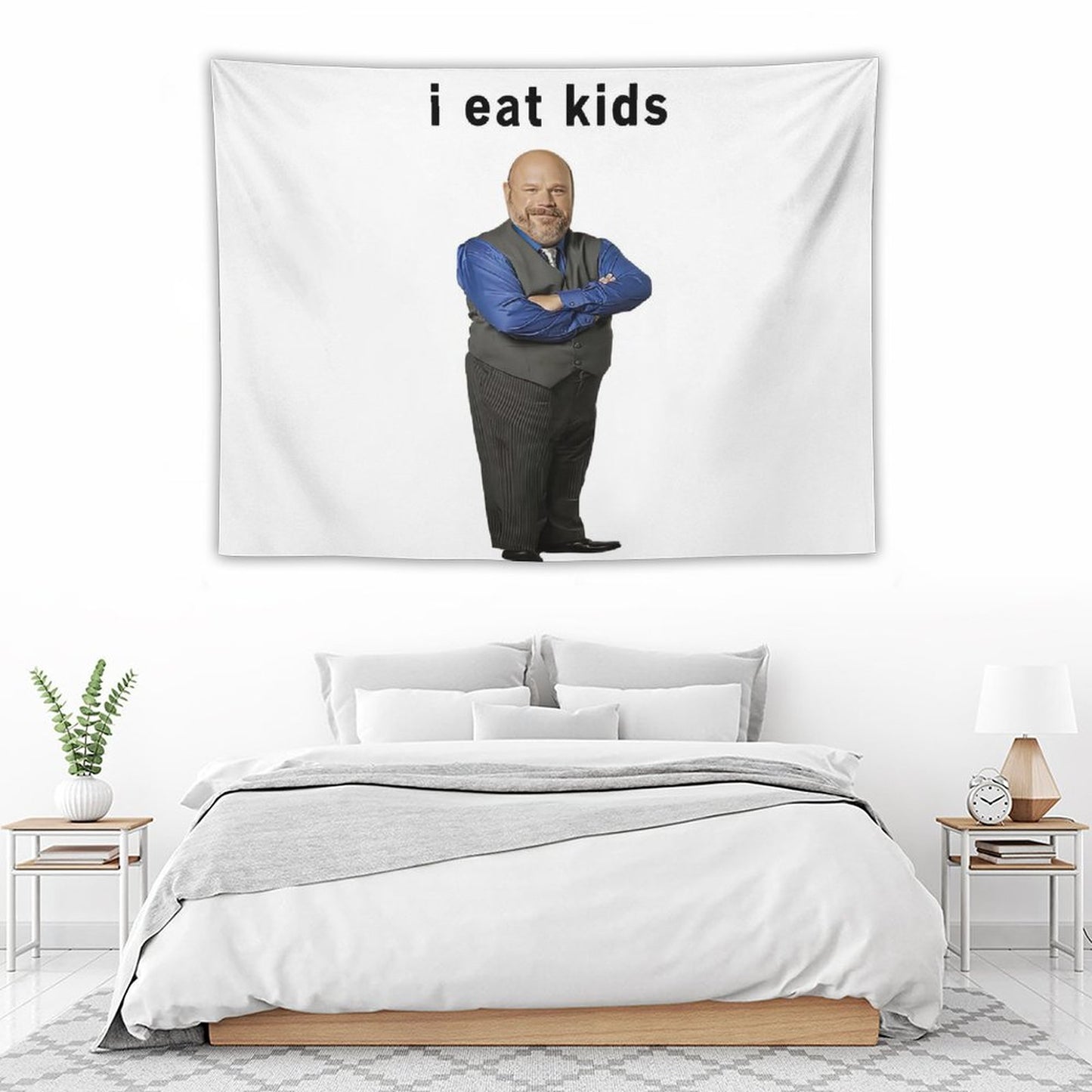 I Eat Kids Bertram Tapestry