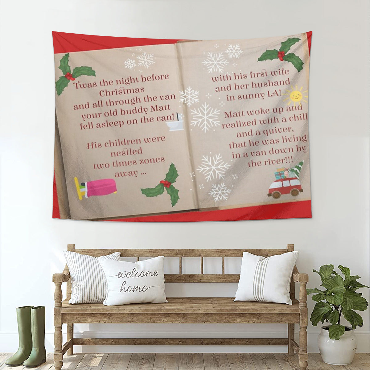 Christmas Story Tapestry
