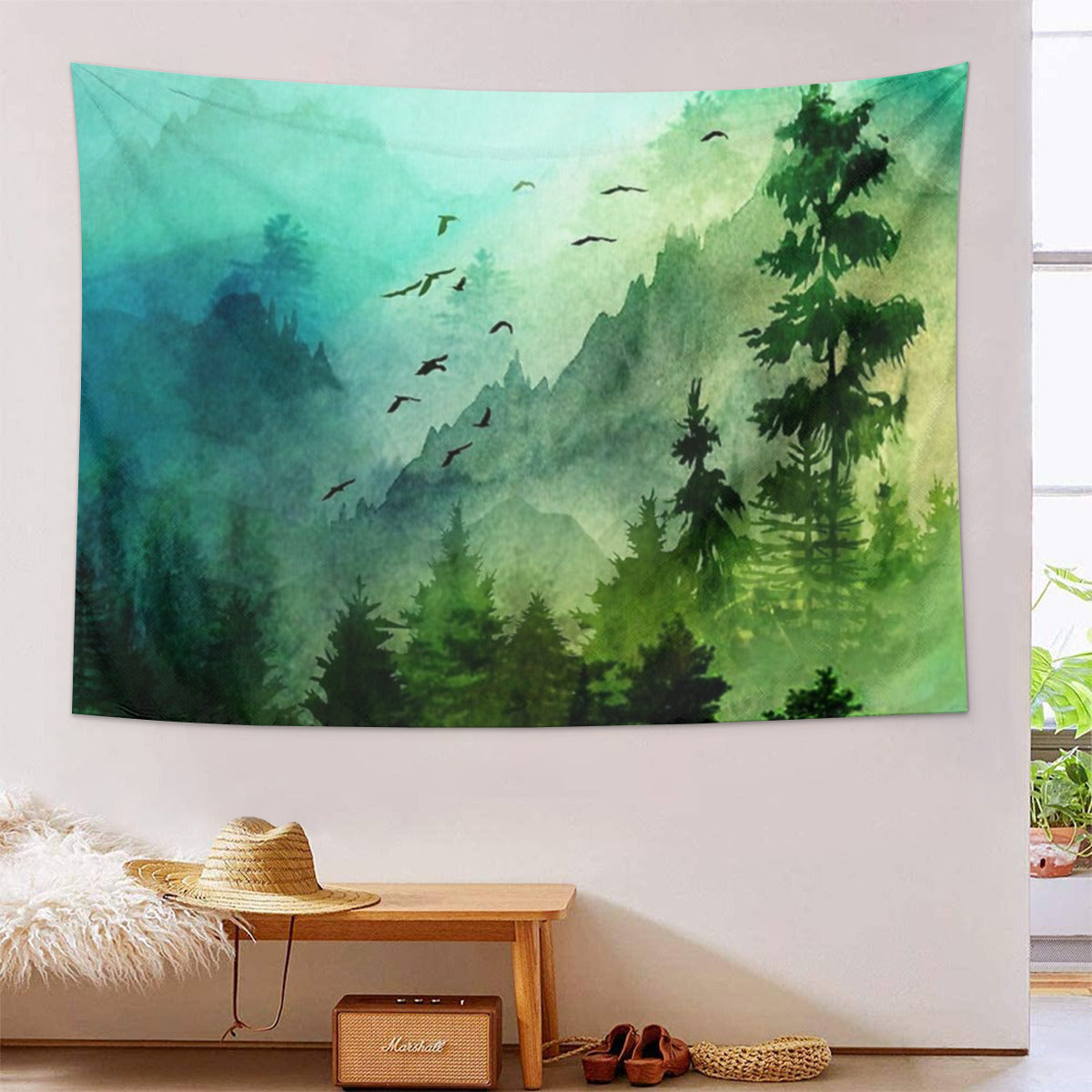 Mountain Morning Tapestry